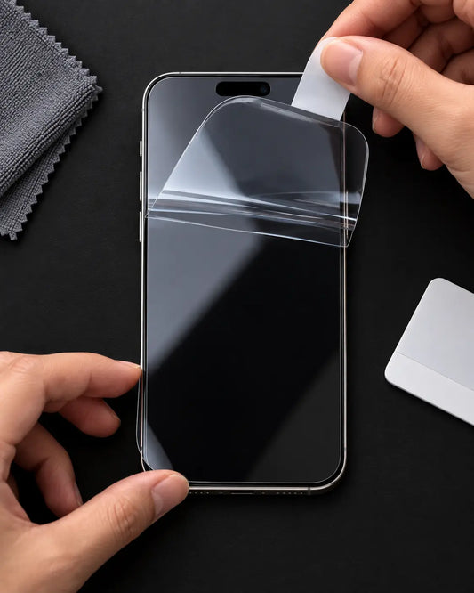 Lámina Hidrogel TPU HD Clear — Protección Flexible para Pantalla iPhone
