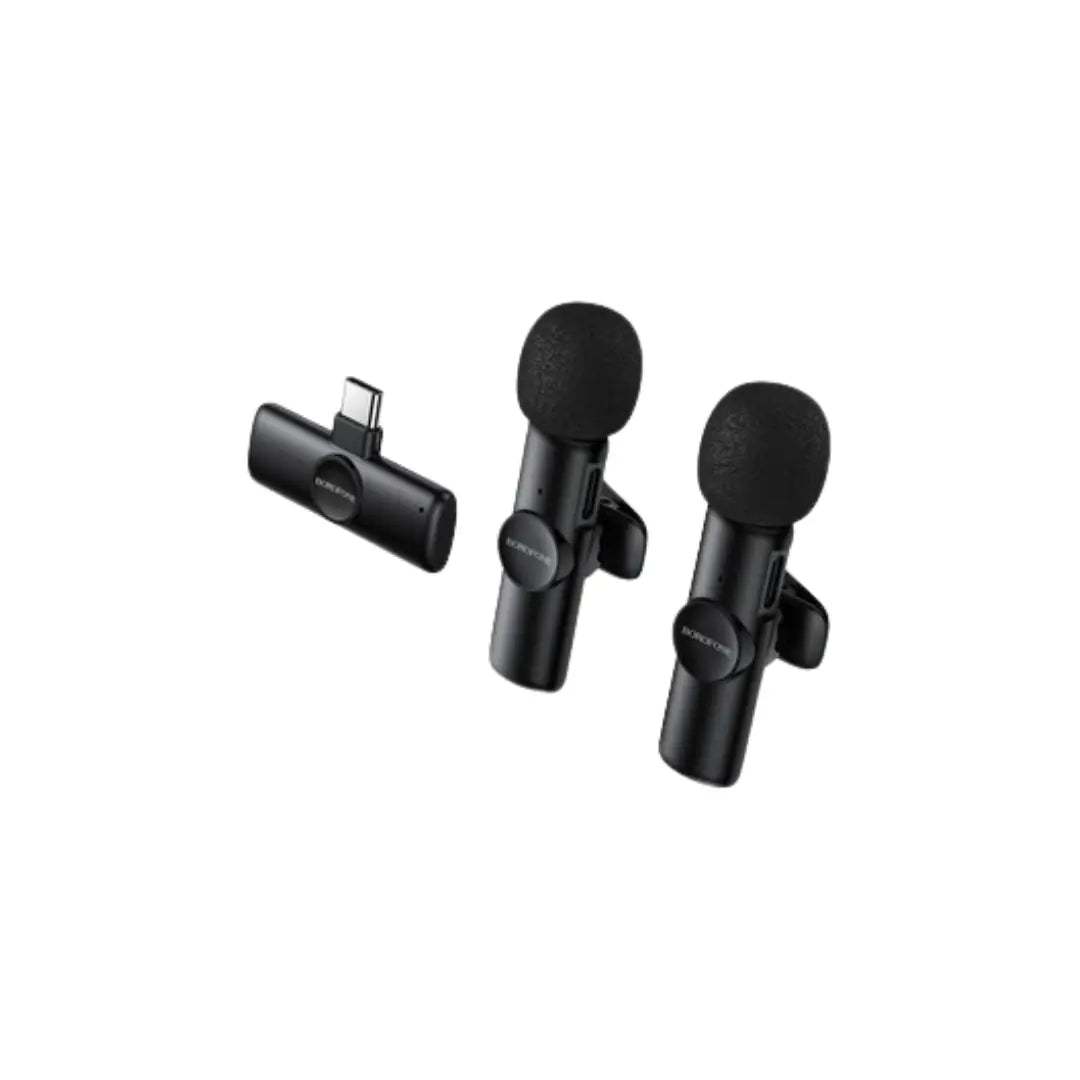 Micrófono Inalámbrico Dual Borofone BFK16A Winner USB-C