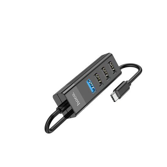 Adaptador HUB HOCO HB25 4 en 1 conexion USB-C