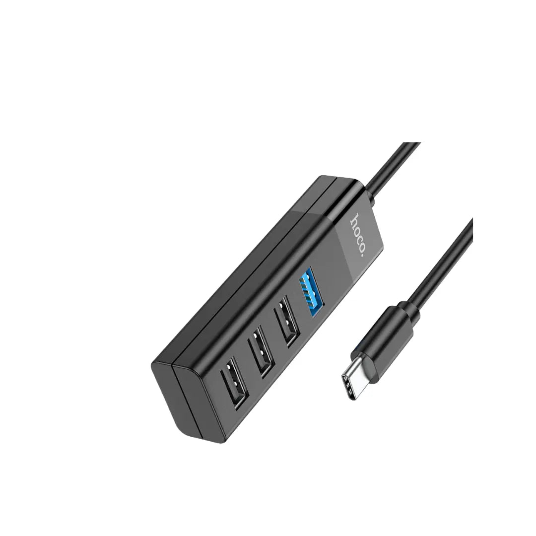 Adaptador HUB HOCO HB25 4 en 1 conexion USB-C