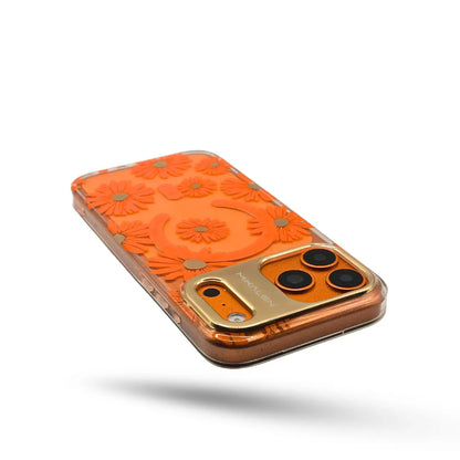 Carcasa Crystal Gerbera para iPhone - Orange