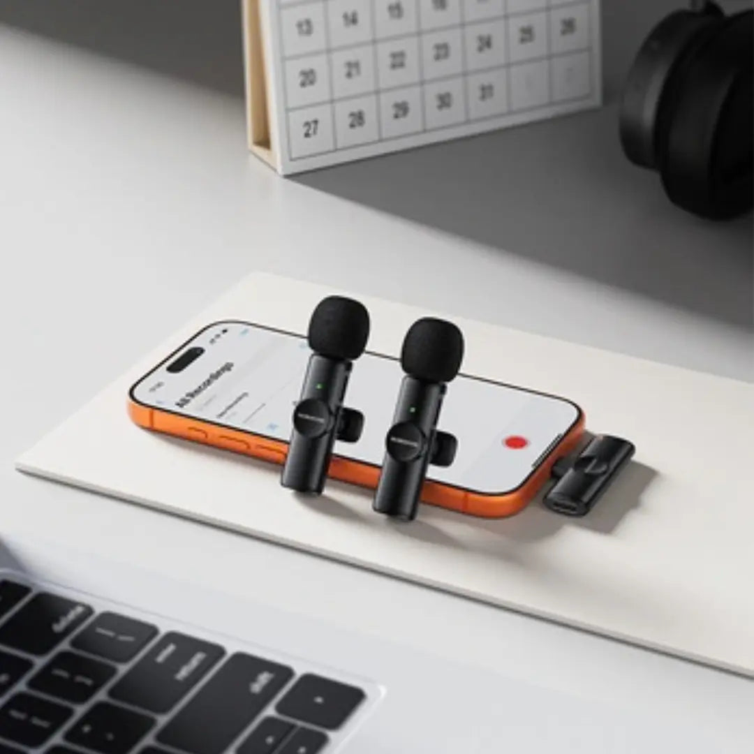 Micrófono Inalámbrico Dual Borofone BFK16A Winner USB-C