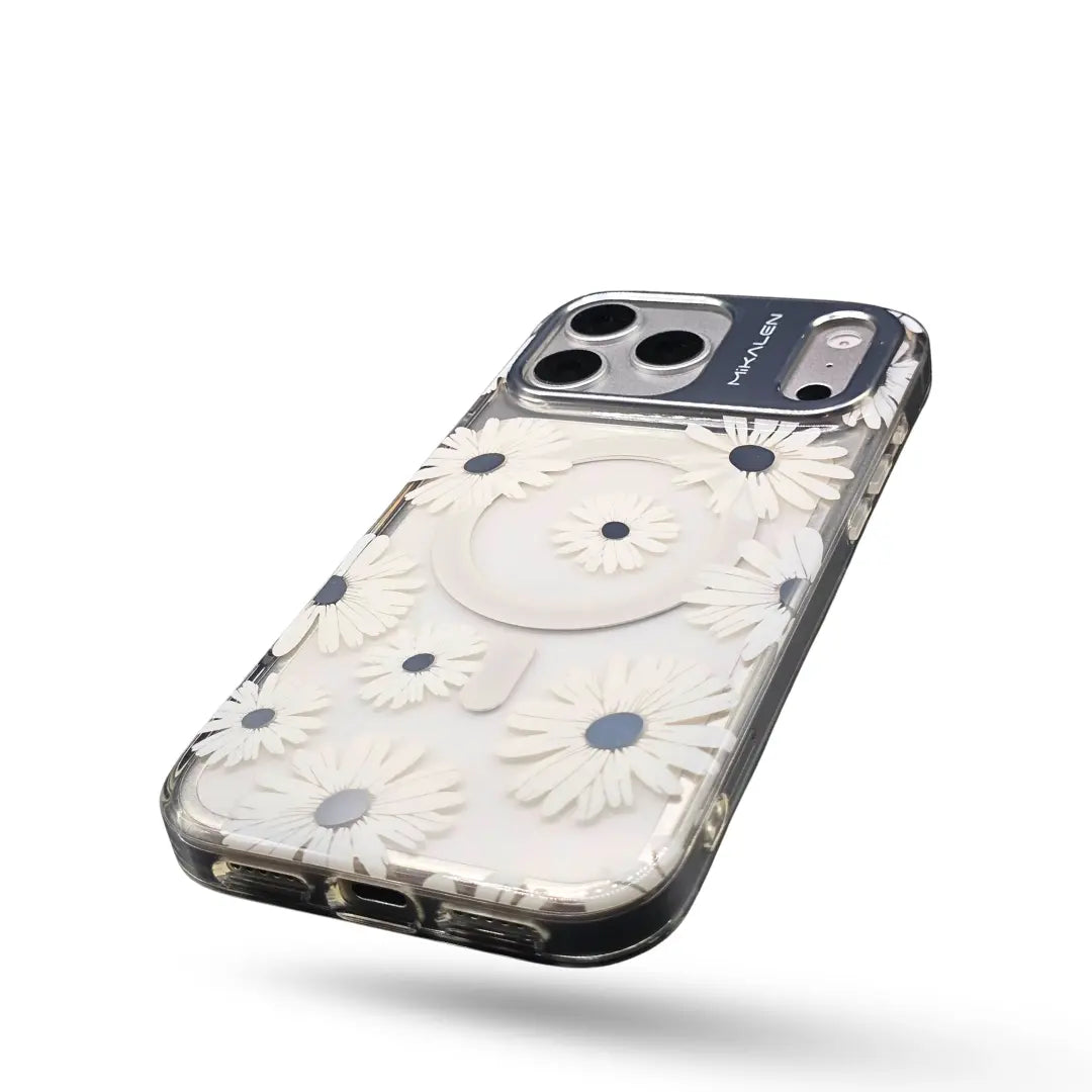 Carcasa Crystal Gerbera para iPhone - Silver