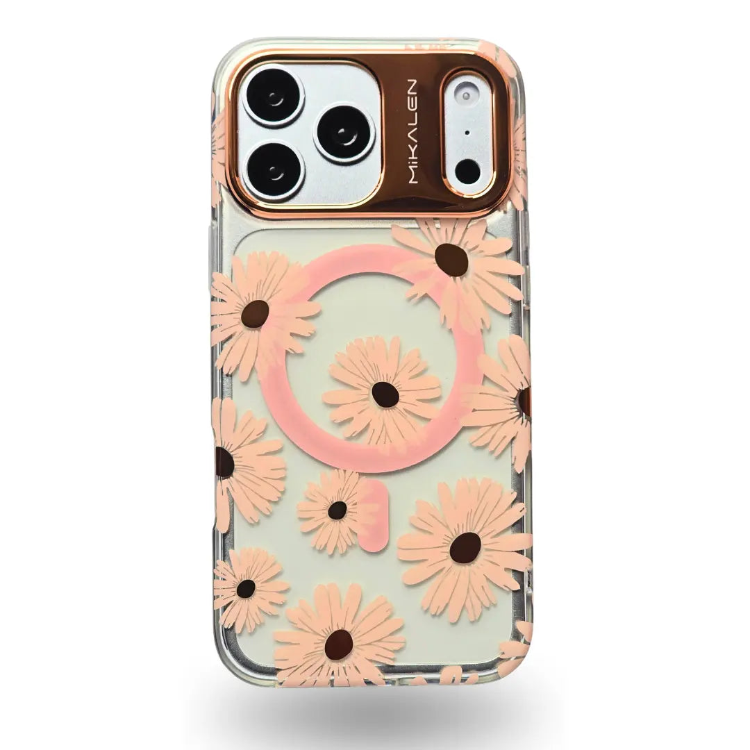 Carcasa Crystal Gerbera para iPhone - Rose Gold