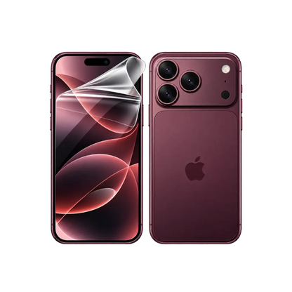 Lámina Hidrogel TPU HD Clear — Protección Flexible para Pantalla iPhone