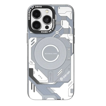Carcasa Mechanic White con Magsafe para Serie iPhone 15/15 Pro/15PM