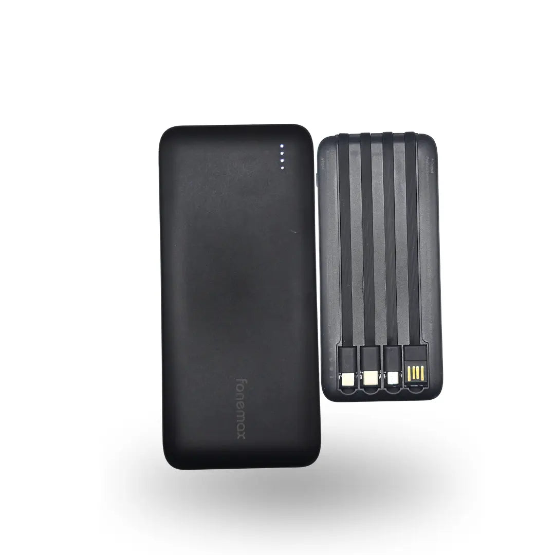 Powerbank FONEMAX Energy Link 20.000 mAh con Cables Integrados