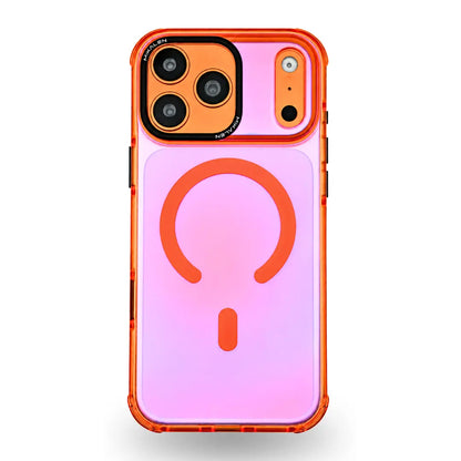 Phantom Elf MagSafe | Carcasa Iridiscente para iPhone 17 Series Orange