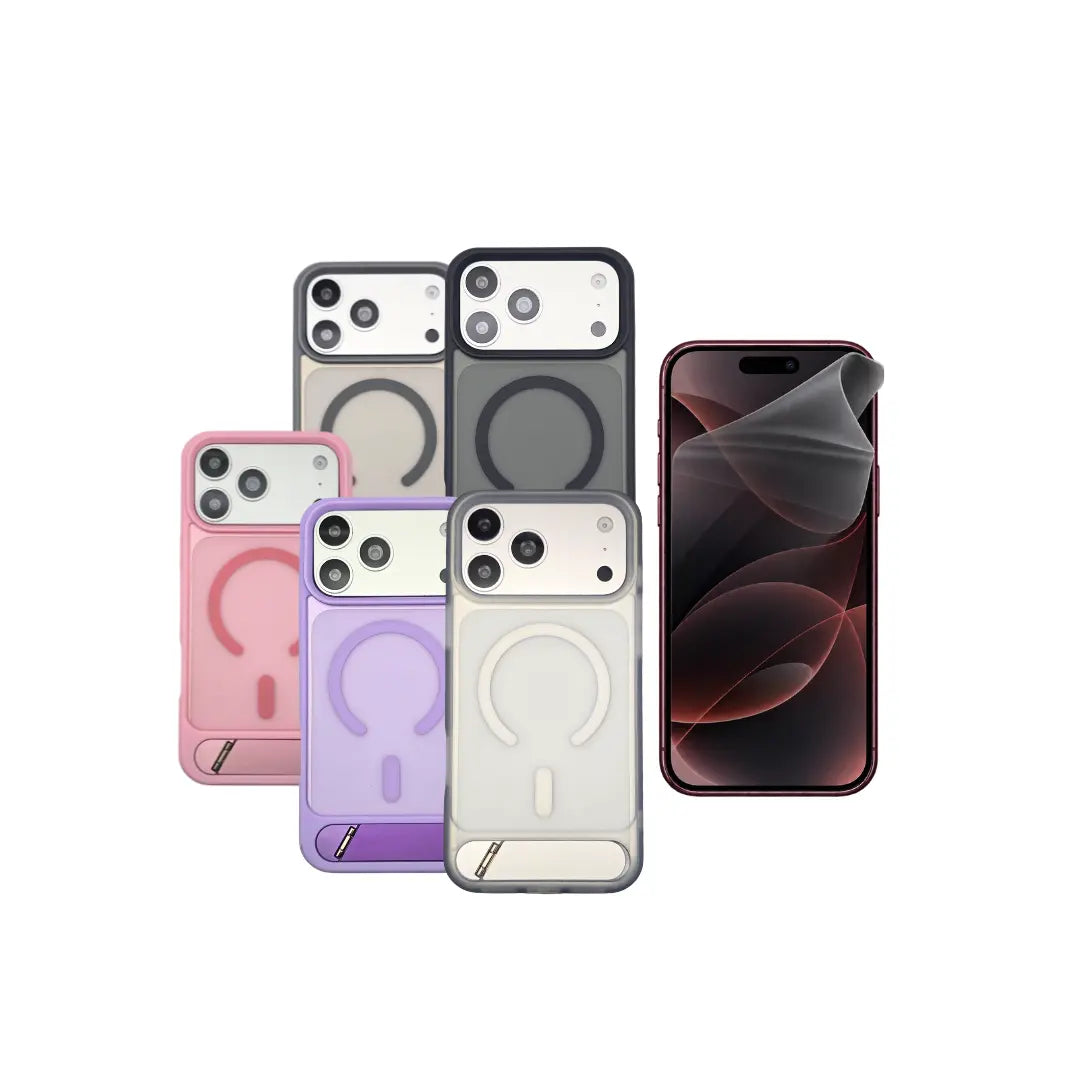 Kit Escudo Stand Up Case + Lámina Anti Espía - Antigrasa