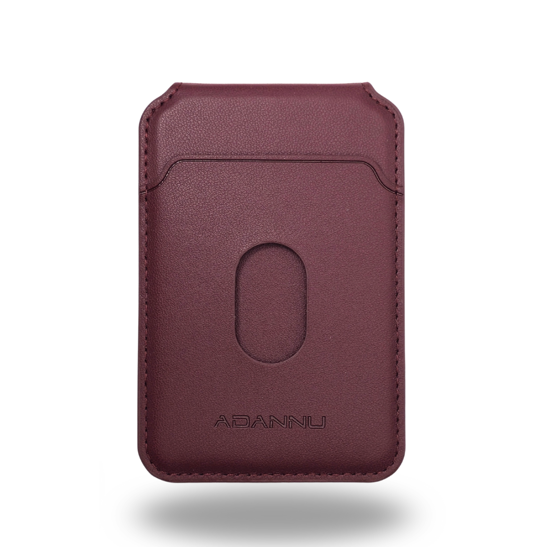 Tarjetero Magnético Para Iphone Urban Wallet Burdeo