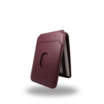 Tarjetero Magnético Para Iphone Urban Wallet Burdeo