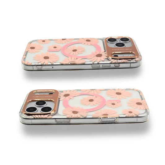 Carcasa Crystal Gerbera para iPhone - Rose Gold