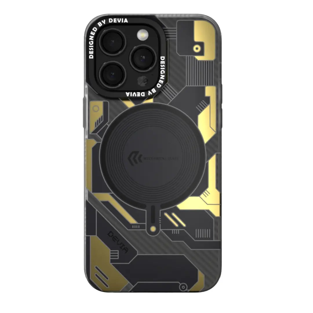 Carcasa Mechanic Black con Magsafe para Serie iPhone 15/15 Pro/15PM