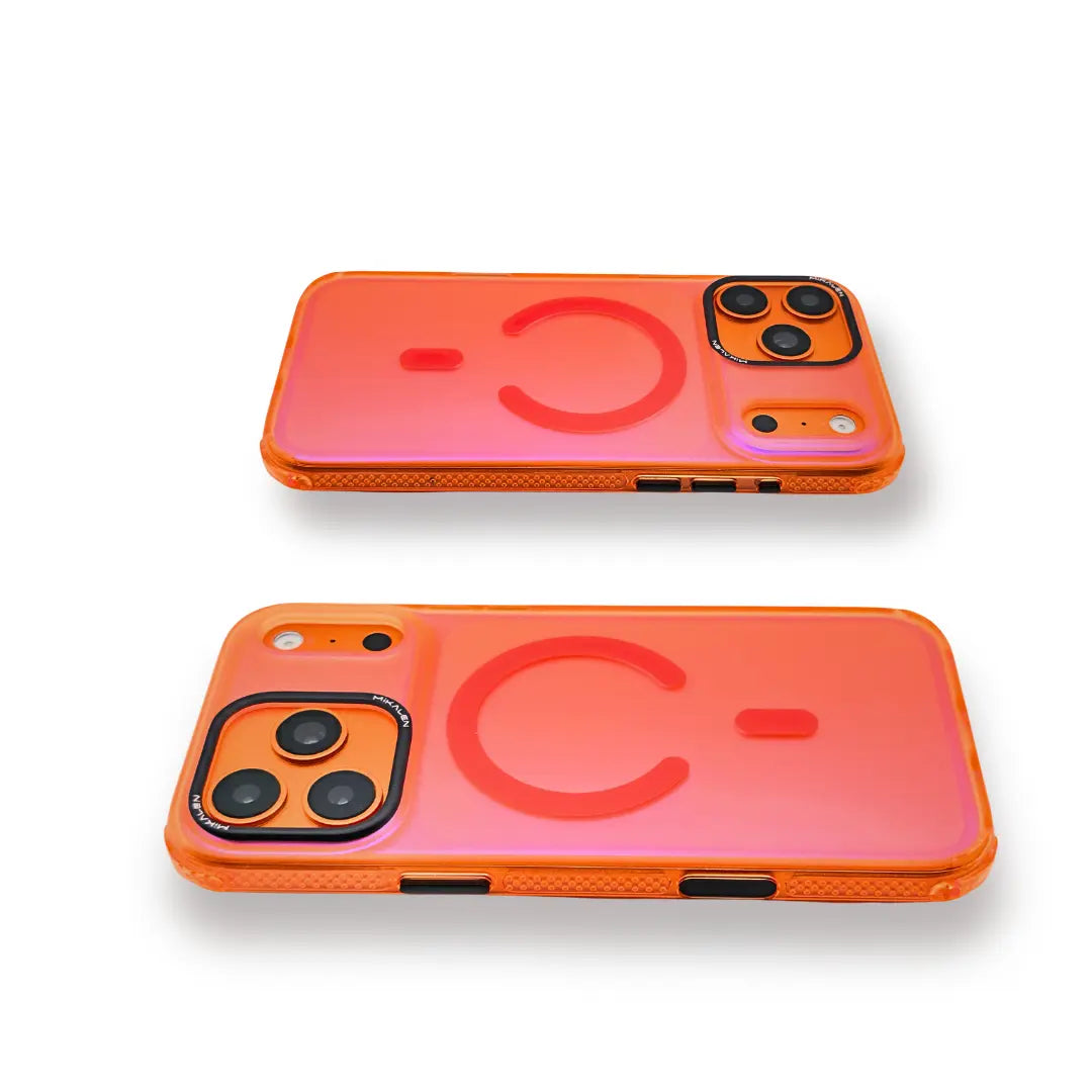 Phantom Elf MagSafe | Carcasa Iridiscente para iPhone 17 Series Orange