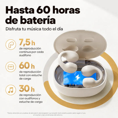 Audífonos Langsdom ClipBuds R2 TS09 Bluetooth 5.4 | Galacay
