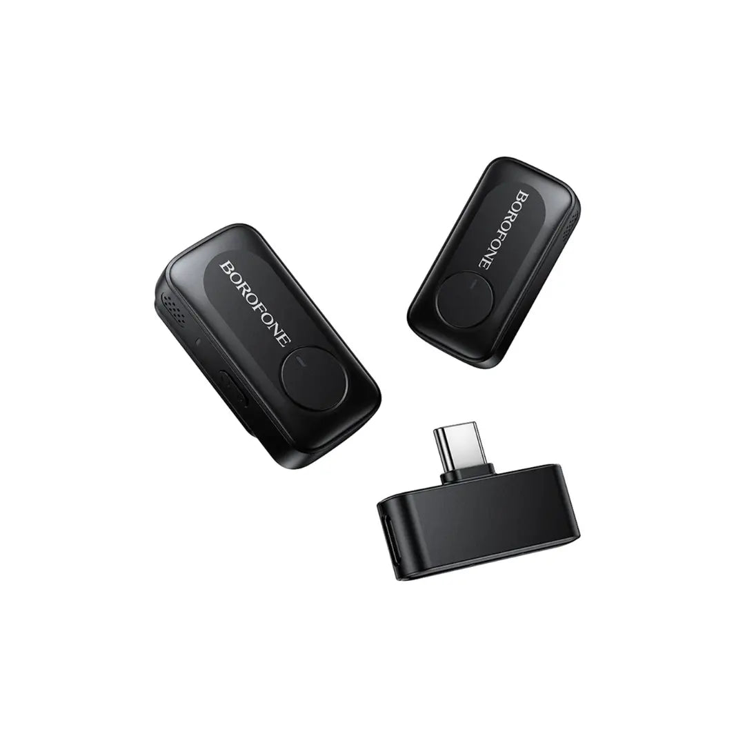 Micrófono Inalámbrico Dual Borofone BFK17 Lemai USB-C