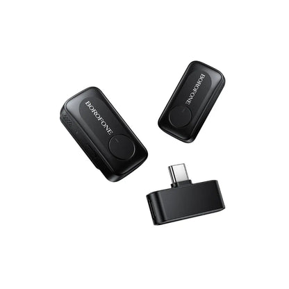 Micrófono Inalámbrico Dual Borofone BFK17 Lemai USB-C