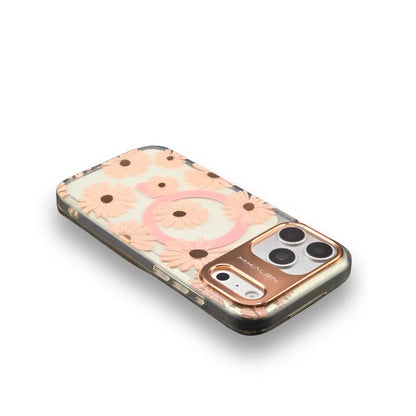 Carcasa Crystal Gerbera para iPhone - Rose Gold