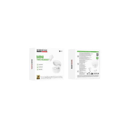 Audífonos Bluetooth Borofone BW97 Clear TWS Inalámbricos
