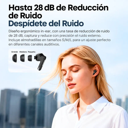 Audífonos Bluetooth Langsdom TA06B In Ear con Pantalla Digital