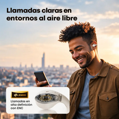 Audífonos Langsdom ClipBuds R2 TS09 Bluetooth 5.4 | Galacay