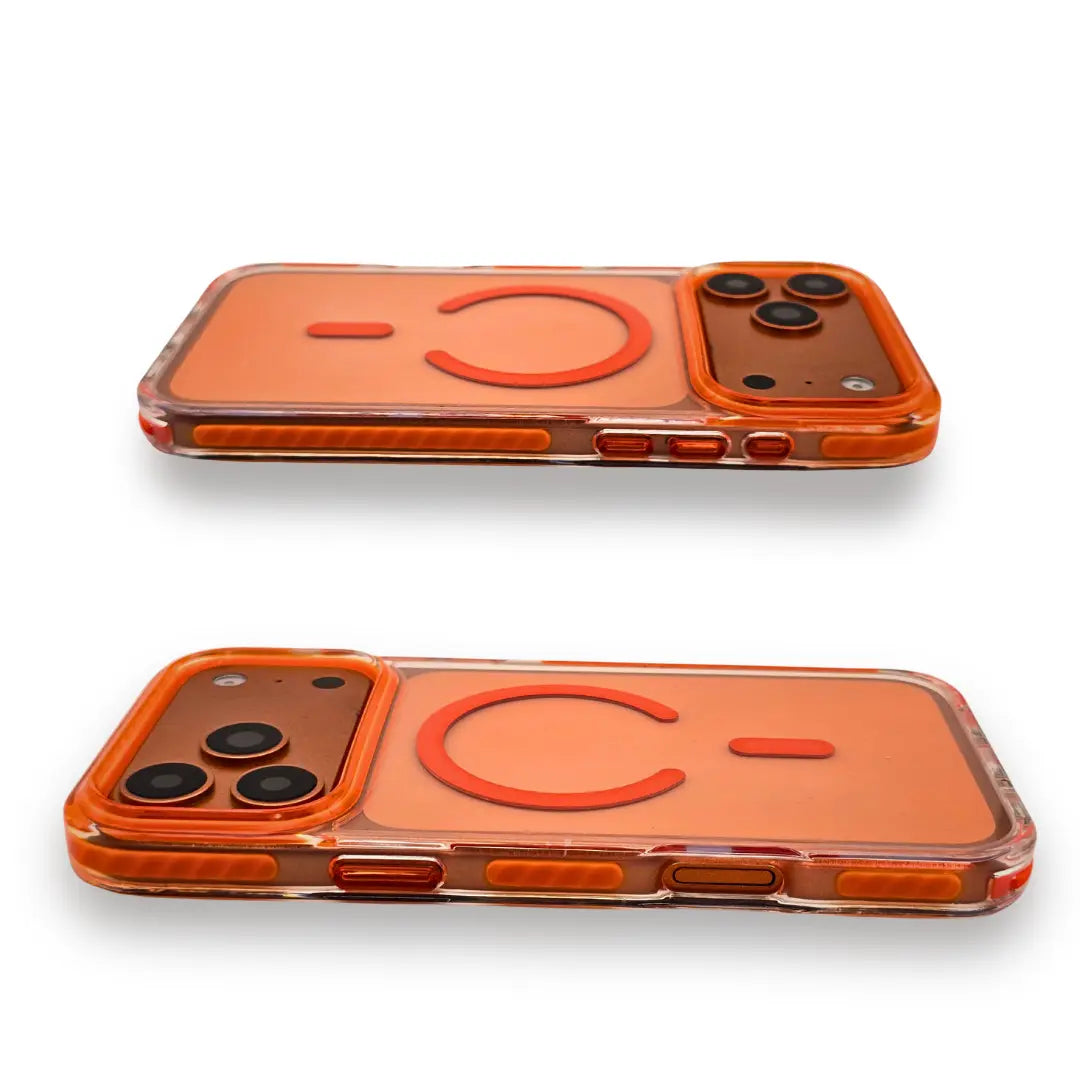 Carcasa Guardian MagSafe Antigolpe – iPhone Orange Solo para 17Pro 18 Pro 17 Pro Max 18 Pro Max