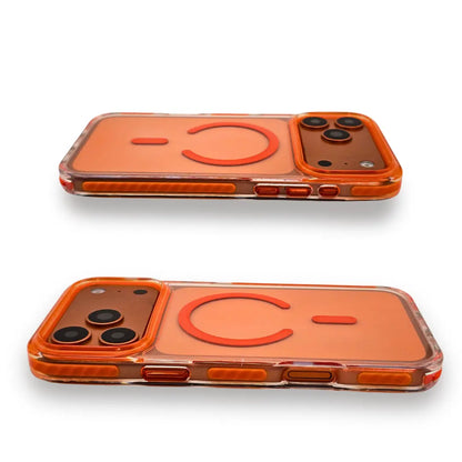 Carcasa Guardian MagSafe Antigolpe – iPhone Orange Solo para 17Pro 18 Pro 17 Pro Max 18 Pro Max