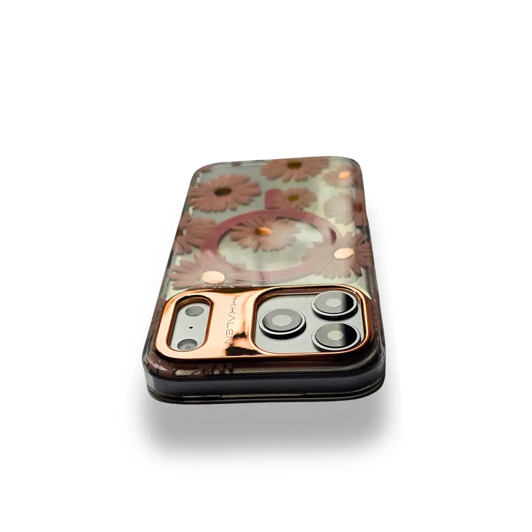 Carcasa Crystal Gerbera para iPhone - Rose Gold