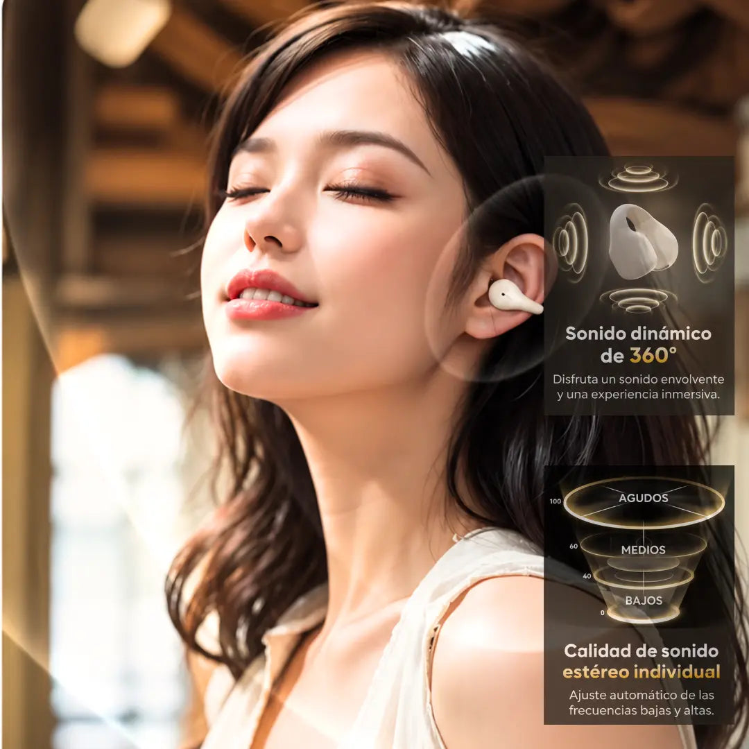 Audífonos Langsdom ClipBuds R2 TS09 Bluetooth 5.4 | Galacay
