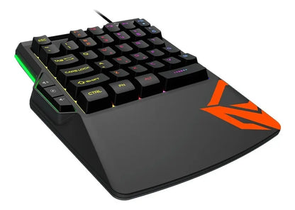 Teclado Gamer una mano Retroiluminado Meetion Pc Ps4 Teclado Negro