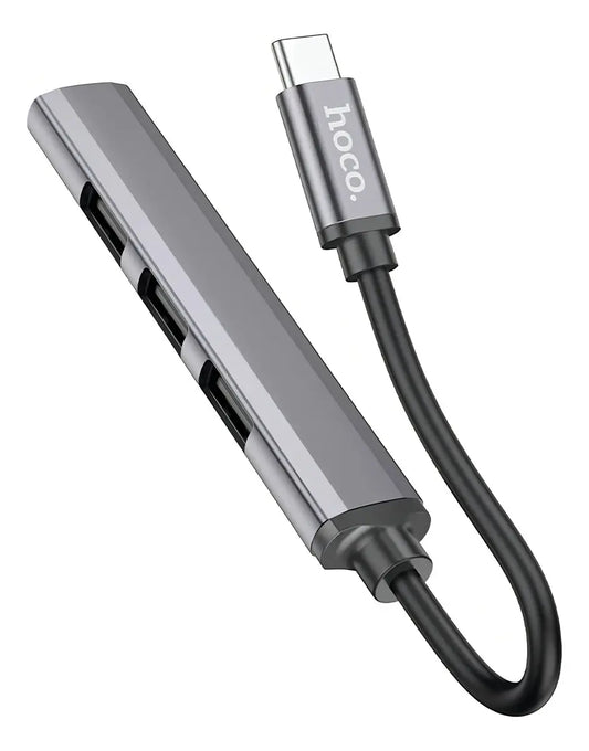 Hub Hoco HB26 USB-C 4 En 1 USB 3.0 + 3 USB 2.0