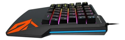 Teclado Gamer una mano Retroiluminado Meetion Pc Ps4 Teclado Negro