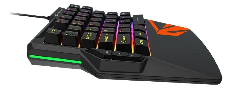 Teclado Gamer una mano Retroiluminado Meetion Pc Ps4 Teclado Negro