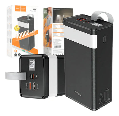 Cargador Portatil Hoco J86 Powerbank 22.5w 40.000mah Negro