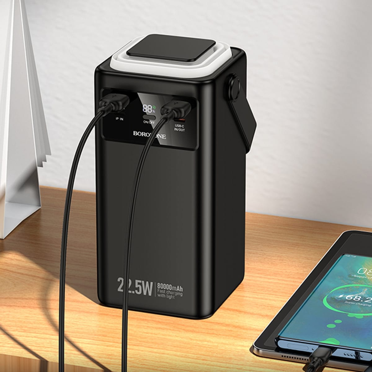 Powerbank Borofone BJ65B 80.000 mAh con Carga Rápida 22,5W