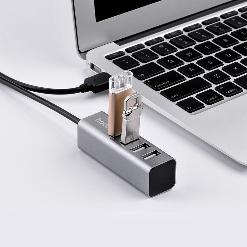 HUB HOCO HB1 amplia 4 conexiones USB 2.0