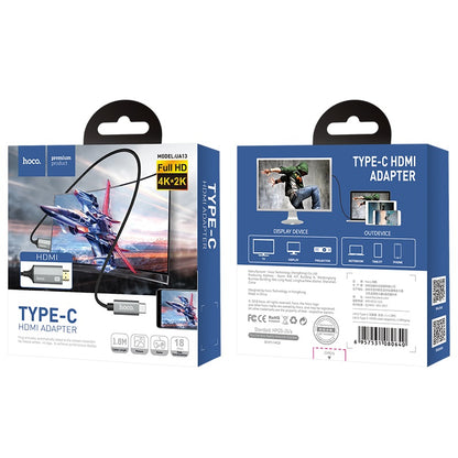 Cable Adaptador Hoco UA13 Tipo C A HDMI
