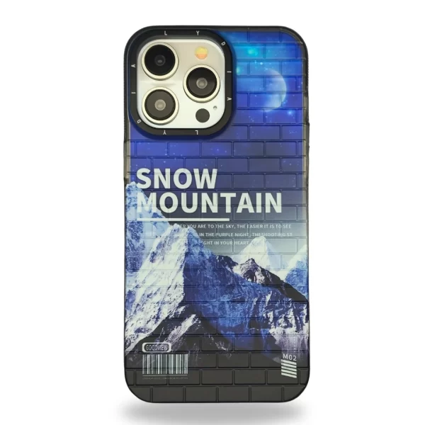 Carcasa BEHUTER Urban Snow Mountain para iPhone