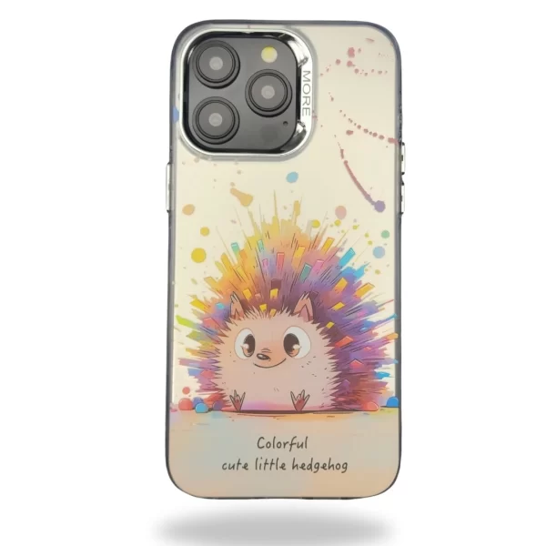 Carcasa BEHUTER Pets Erizo Colorful para iPhone