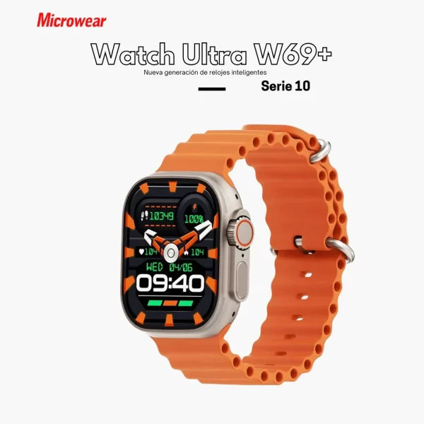 Reloj Inteligente Watch Ultra 69+ Microwear Amoled 49mm - Imagen 2