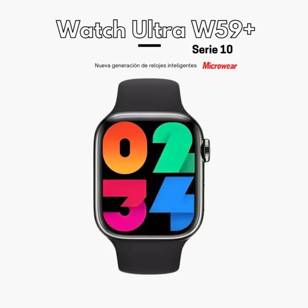 Reloj Inteligente Watch Ultra 59+ Microwear Amoled 44mm Black - Imagen 2