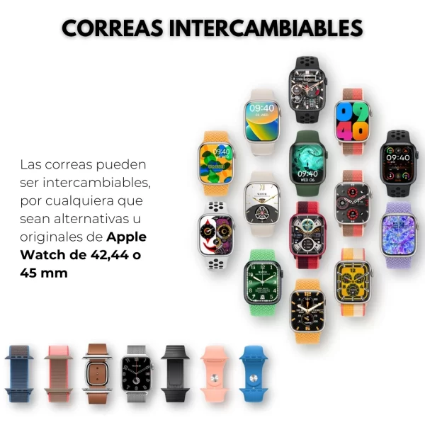 Reloj Inteligente Watch Ultra 59+ Microwear Amoled 44mm - Imagen 6