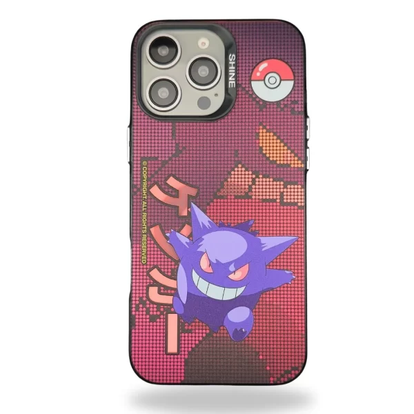 Carcasa de Gengar Pixel para iPhone