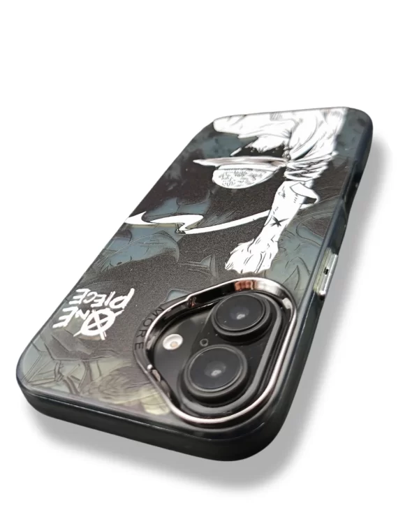 Carcasa de Luffy Black and White para iPhone - Imagen 2