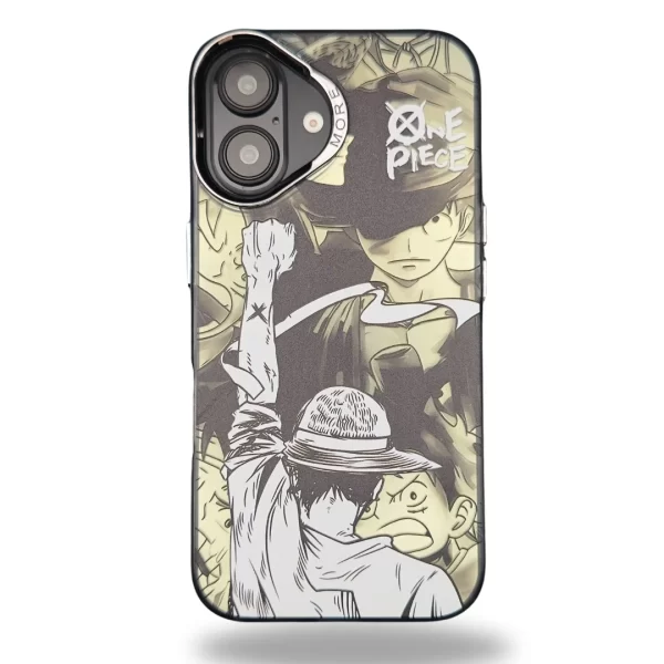 Carcasa de Luffy Black and White para iPhone