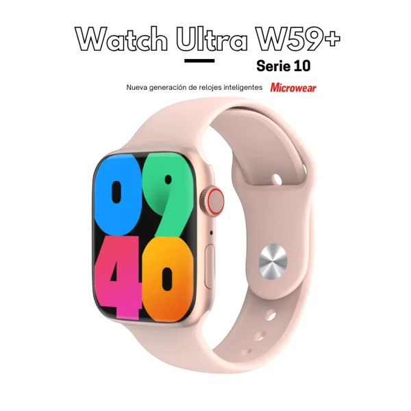 Reloj Inteligente Watch Ultra 59+ Microwear Amoled 44mm