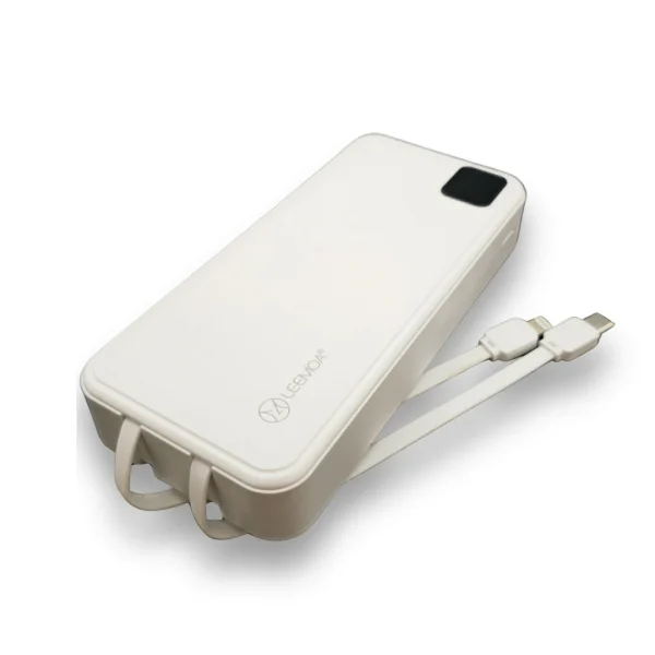 Cargador Portátil AK40 de 20.000mah Carga Rápida 22.5W Blanca